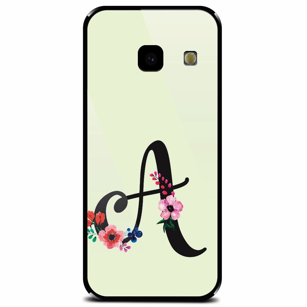 Husa din sticla securizata pentru Samsung Galaxy J4 Plus, Litera A