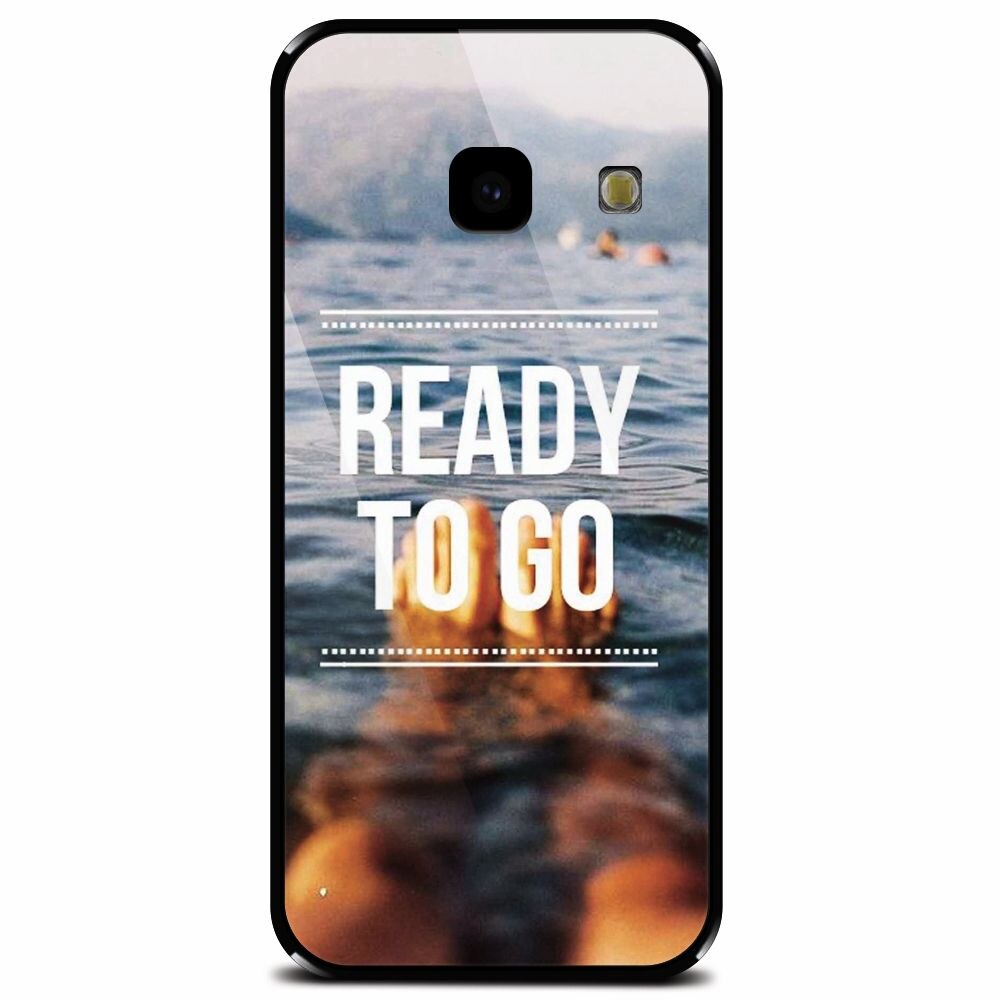 Husa din sticla securizata pentru Samsung Galaxy J4 Plus, Ready To Go Swimming
