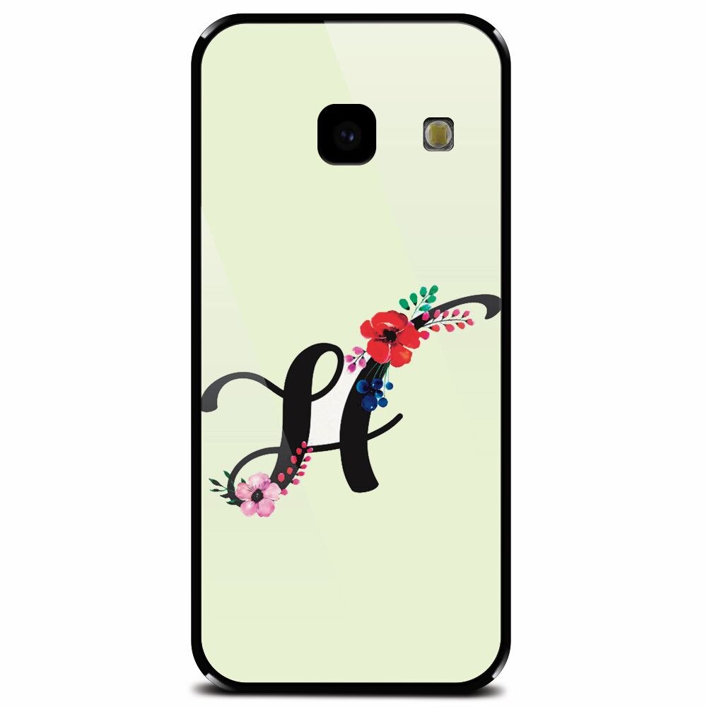 Husa din sticla securizata pentru Samsung Galaxy J4 Plus, Litera H