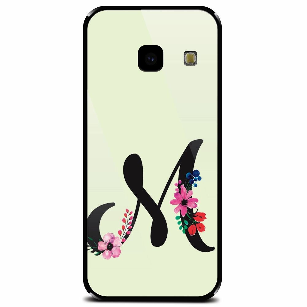 Husa din sticla securizata pentru Samsung Galaxy J4 Plus, Litera M