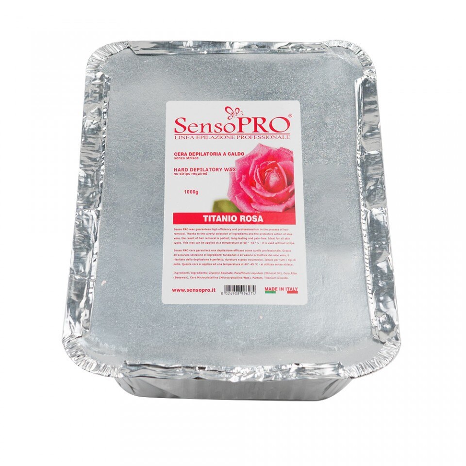 Ceara Epilat traditionala cu Titanio Rosa SensoPRO - 1 kg