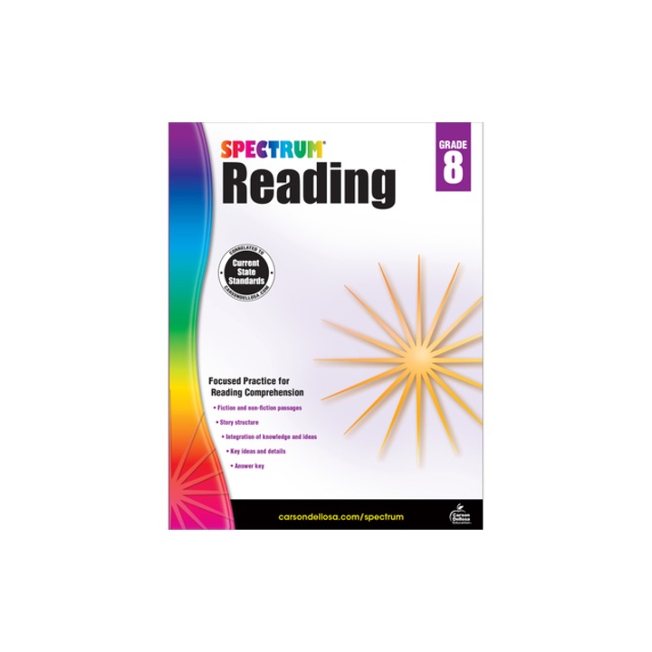 Spectrum Reading Workbook, Grade 8, Spectrum