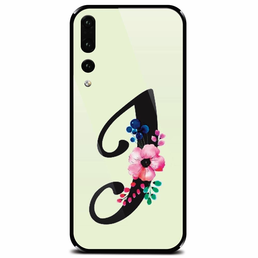 Husa din sticla securizata pentru Huawei P20 Pro, Litera I