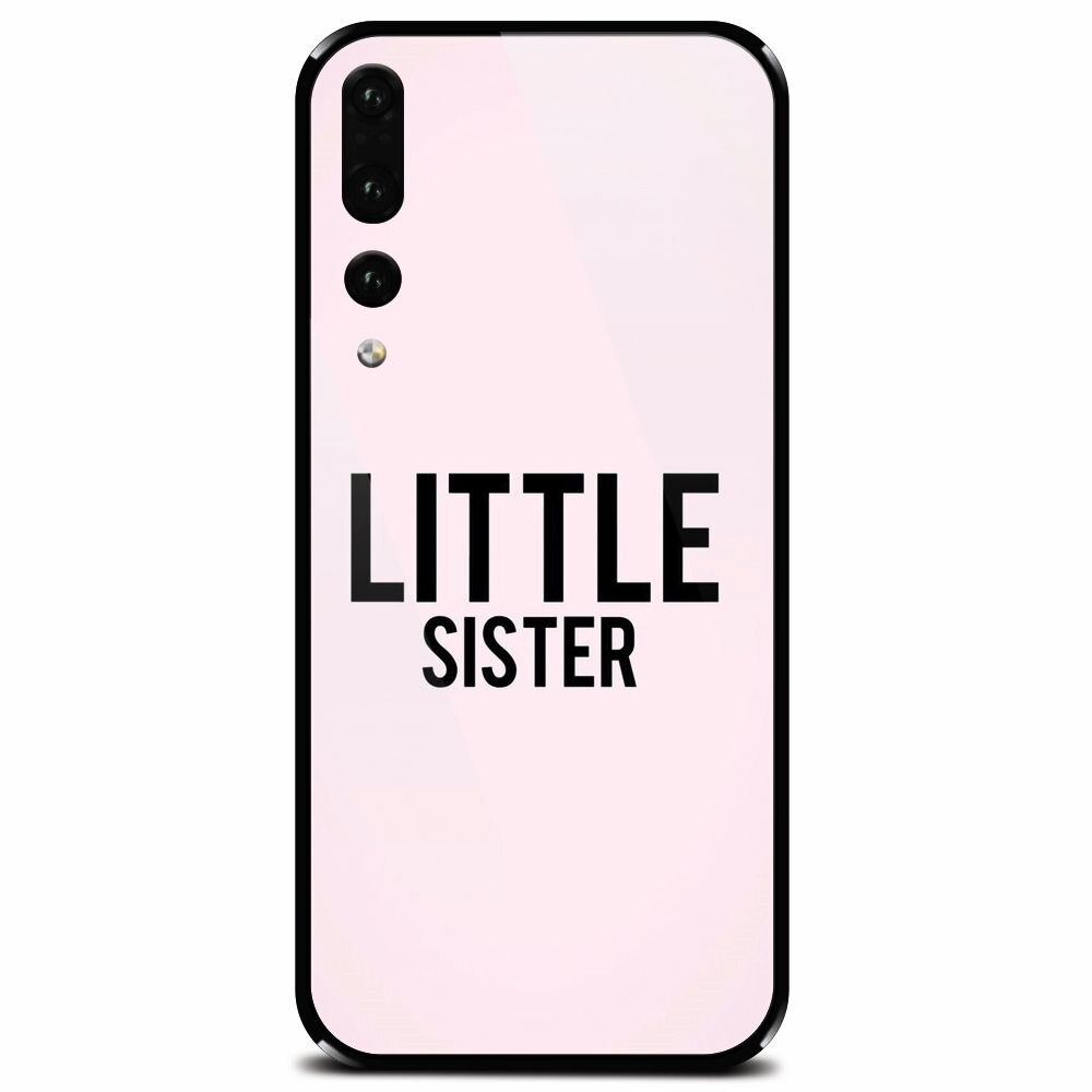 Husa din sticla securizata pentru Huawei P20 Pro, Little Sister