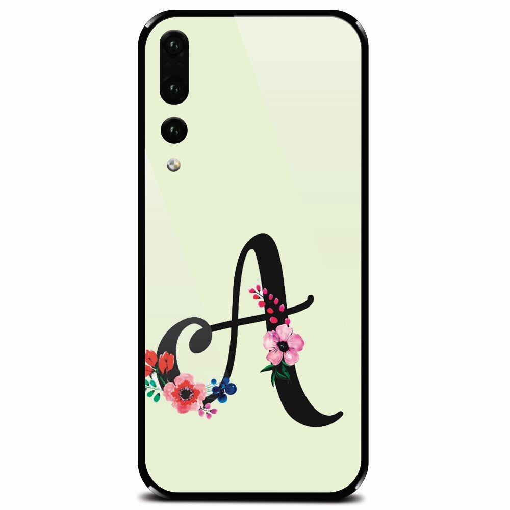 Husa din sticla securizata pentru Huawei P20 Pro, Litera A