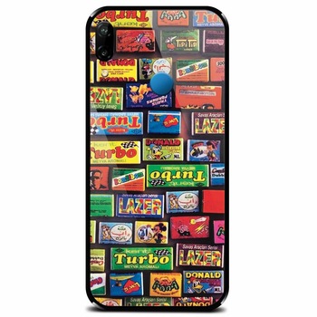 Husa din sticla securizata pentru Huawei P20 Lite, Chewing Gum Turbo Husa din sticla securizata pentru Huawei P20 Lite, Chewing Gum Turbo