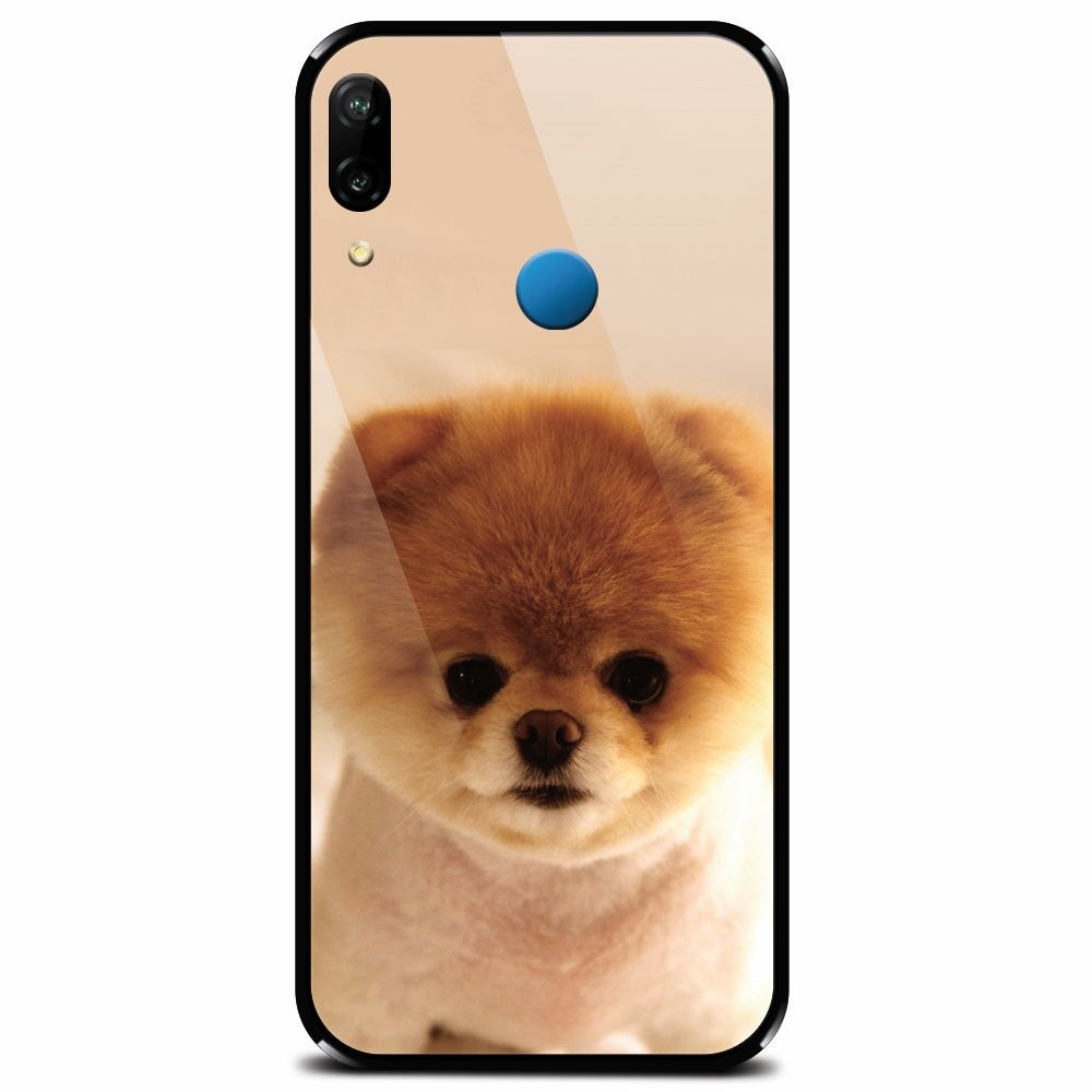 Husa din sticla securizata pentru Huawei P20 Lite, Cutest Puppy Dog