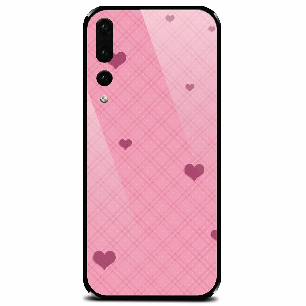 Husa din sticla securizata pentru Huawei P20 Pro, Girlish 001