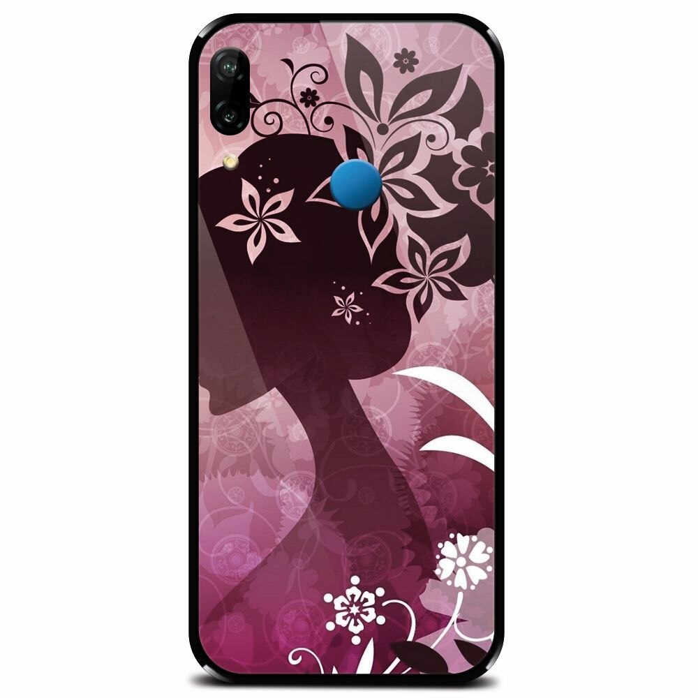 Husa din sticla securizata pentru Huawei P20 Lite, Best Cute Girly