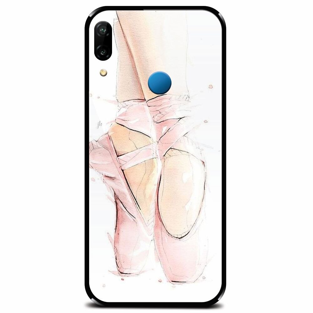 Husa din sticla securizata pentru Huawei P20 Lite, Balet