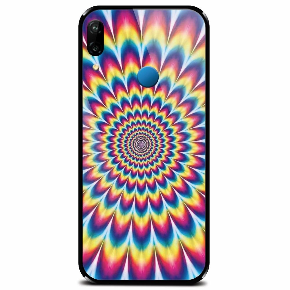 Husa din sticla securizata pentru Huawei P20 Lite, Hurts My Eyes