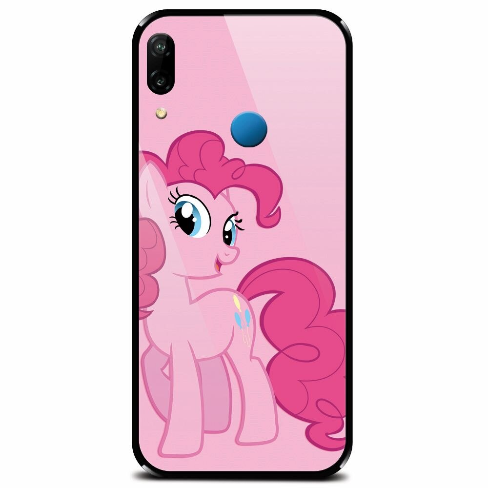 Husa din sticla securizata pentru Huawei P20 Lite, Pinkie Pie