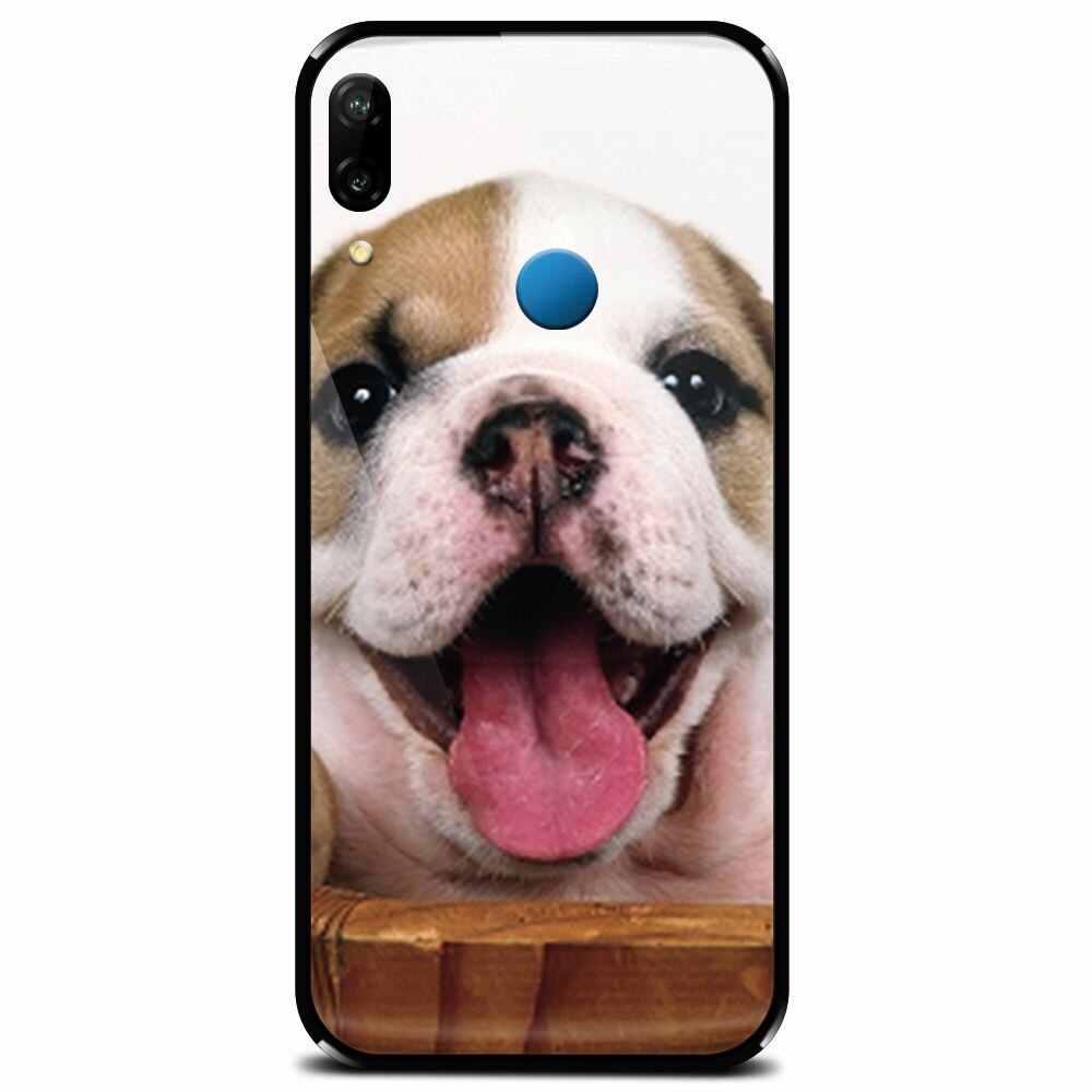 Husa din sticla securizata pentru Huawei P20 Lite, Puppies 002