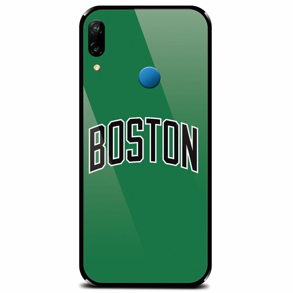 Husa din sticla securizata pentru Huawei P20 Lite, NBA Boston Celtics