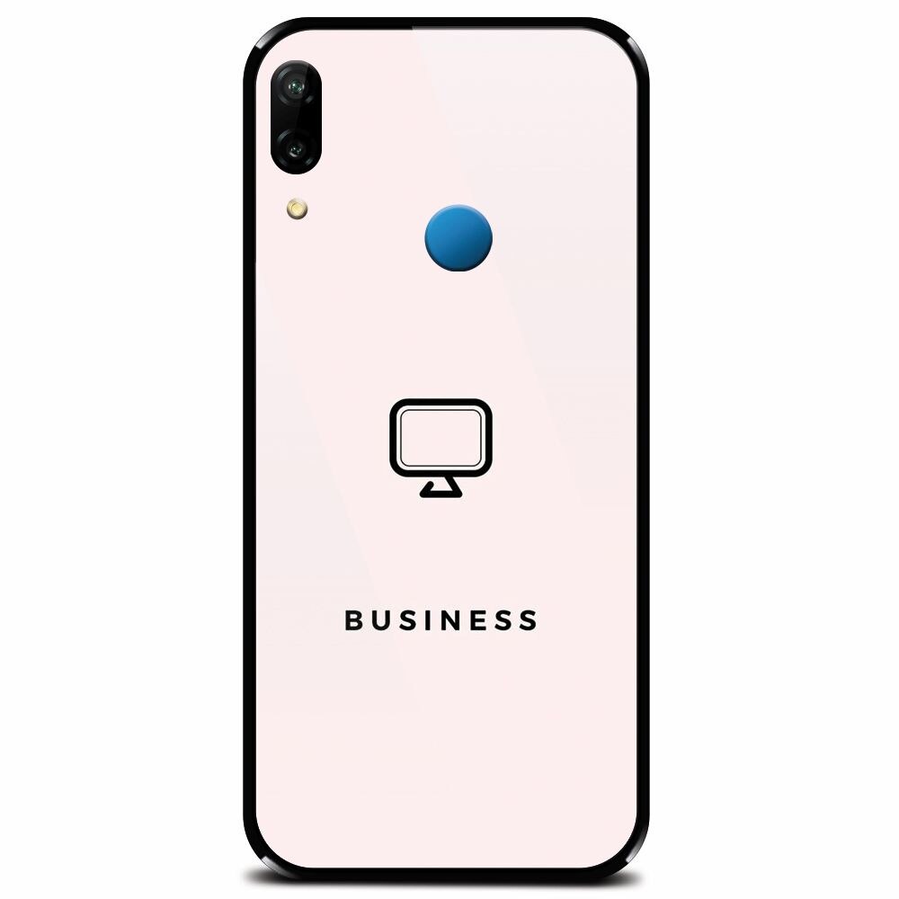 Husa din sticla securizata pentru Huawei P20 Lite, Business