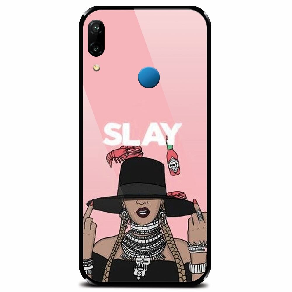 Husa din sticla securizata pentru Huawei P20 Lite, Slay