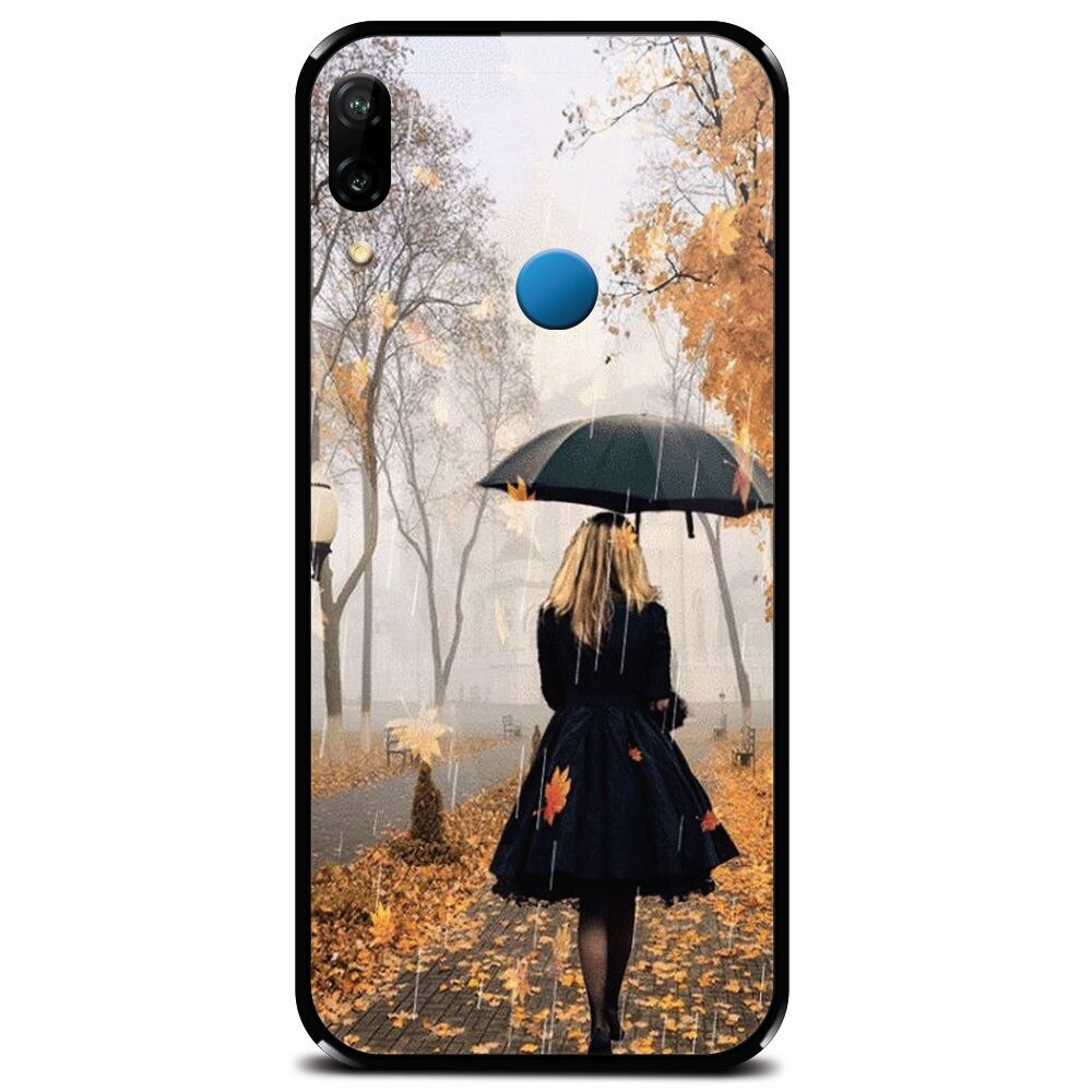Husa din sticla securizata pentru Huawei P20 Lite, Autum