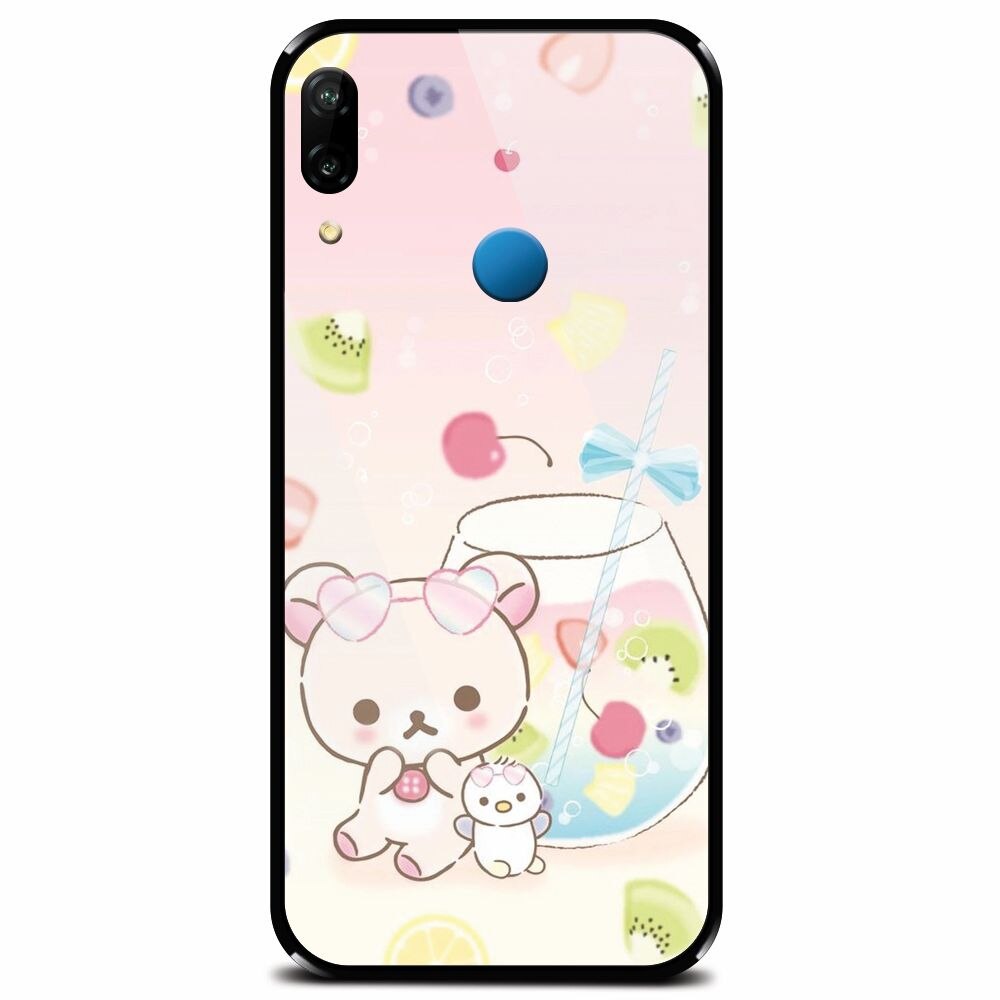 Husa din sticla securizata pentru Huawei P20 Lite, Tiny And Cute
