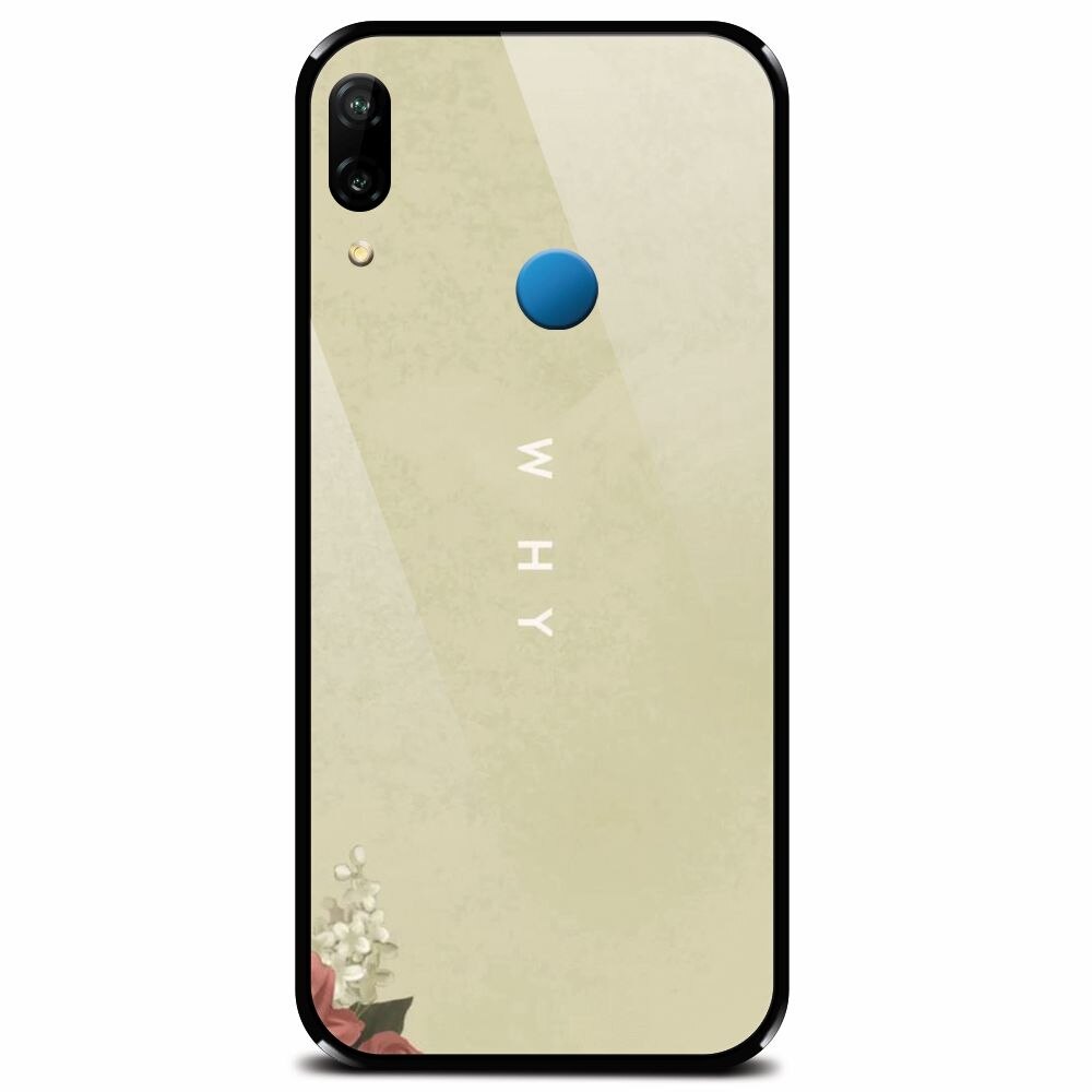 Husa din sticla securizata pentru Huawei P20 Lite, Why