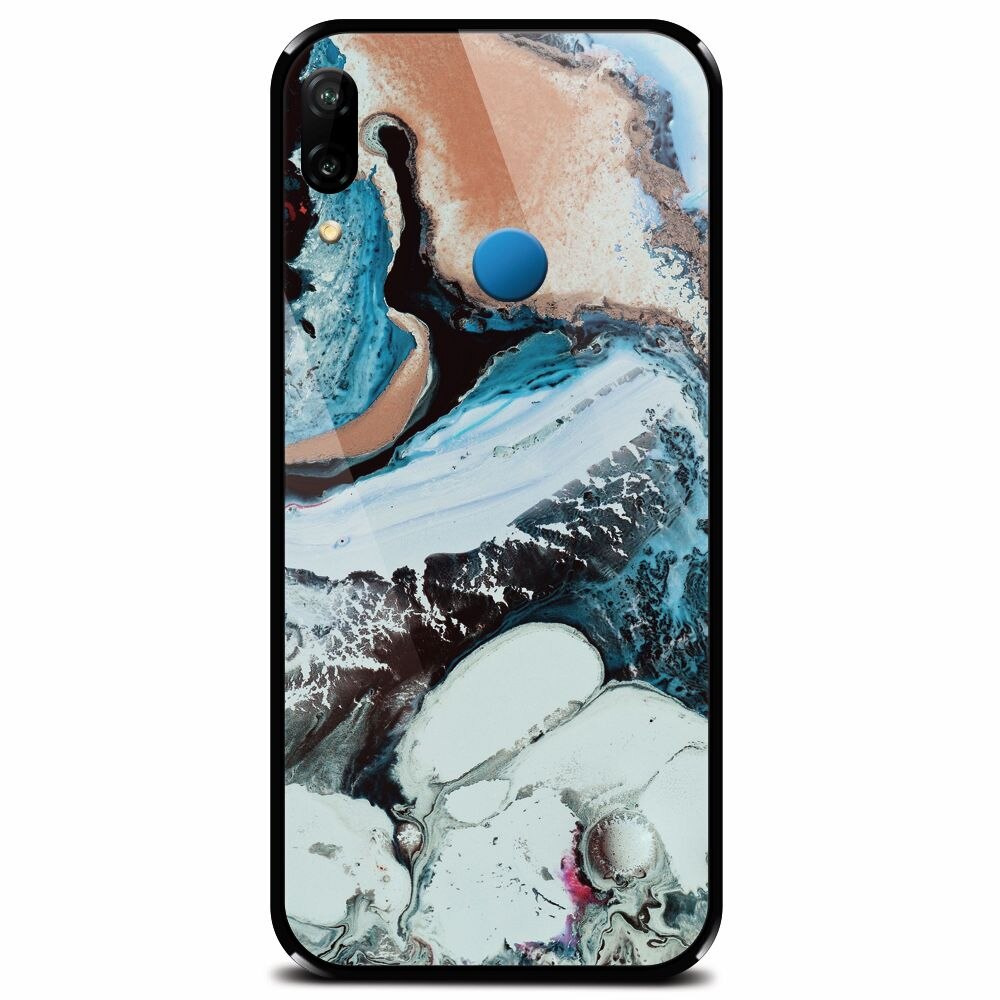 Husa din sticla securizata pentru Huawei P20 Lite, Abstract 103