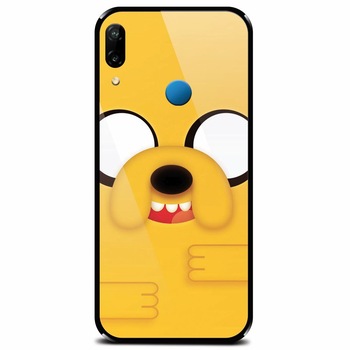 Husa din sticla securizata pentru Huawei P20 Lite, Gumball Husa din sticla securizata pentru Huawei P20 Lite, Gumball