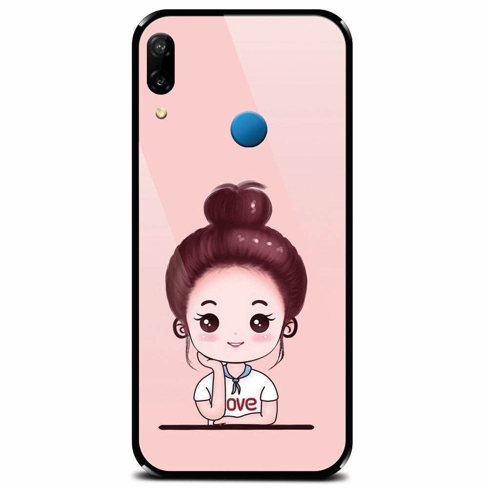 Husa din sticla securizata pentru Huawei P20 Lite, Animasi