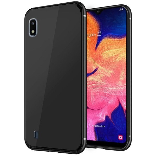 Husa SAMSUNG Galaxy A10 - Glass (Negru)