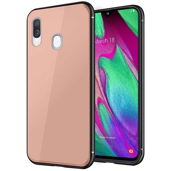 Husa SAMSUNG Galaxy A40 - Glass (Roz)