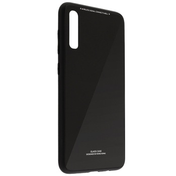 Husa SAMSUNG Galaxy A70 - Glass (Negru) Husa SAMSUNG Galaxy A70 - Glass (Negru)