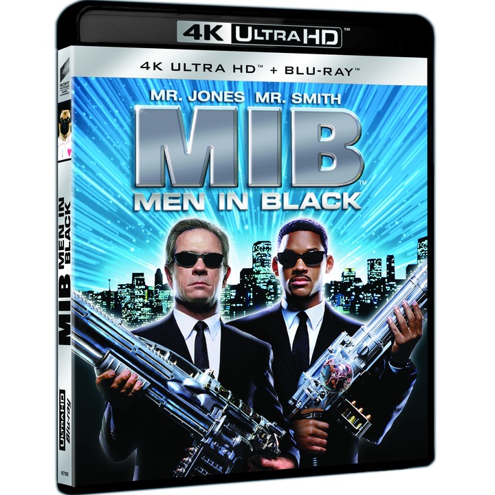Barbati in negru 1 / Men in Black (4K Ultra HD + Blu-Ray Disc) [DVD] [1997]