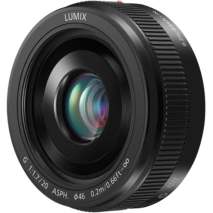 Obiectiv Panasonic Lumix G Pancake H-H020E, 20mm f/1.7 Asp