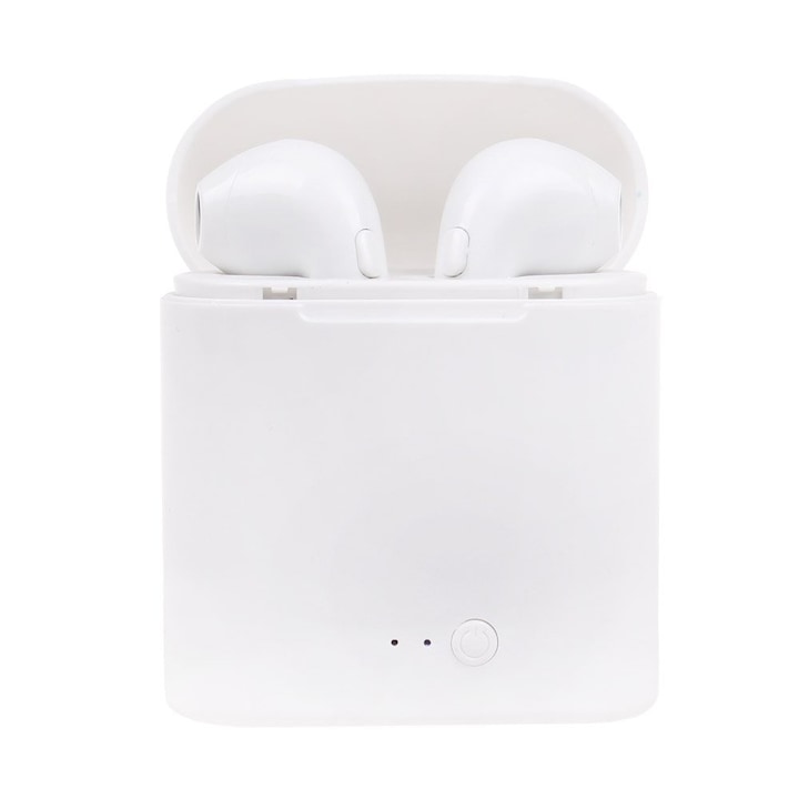 Bluetooth Fülhallgató Earphone bluetooth TWS i7s AirPods fehér