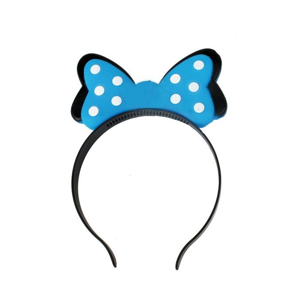 Cordeluta Minnie cu LED, ProCart, efect 3D, 3 moduri iluminare, petrecere fetite, albastru