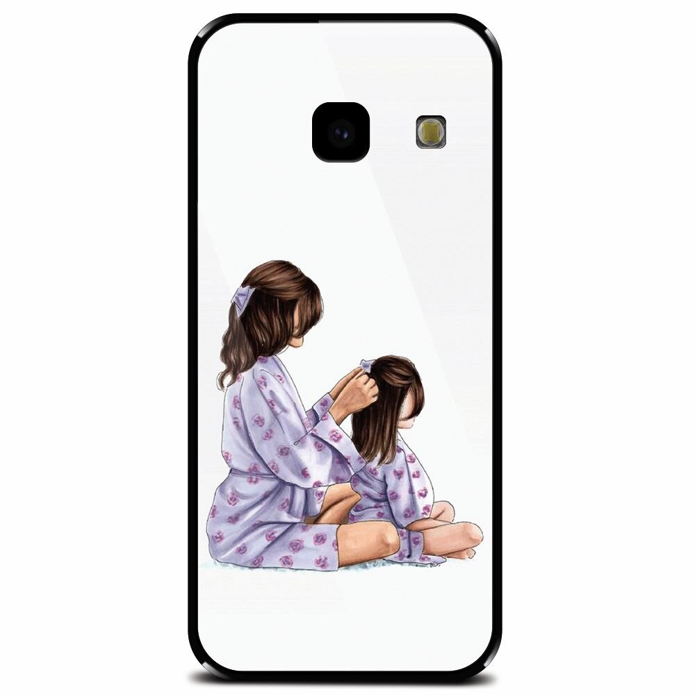 Husa din sticla securizata pentru Samsung Galaxy J4 Plus, Girls Time