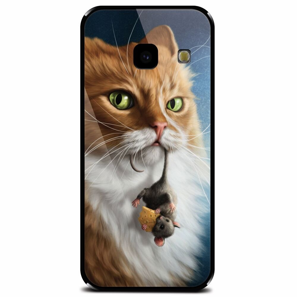 Husa din sticla securizata pentru Samsung Galaxy J4 Plus, Traieste Clipa