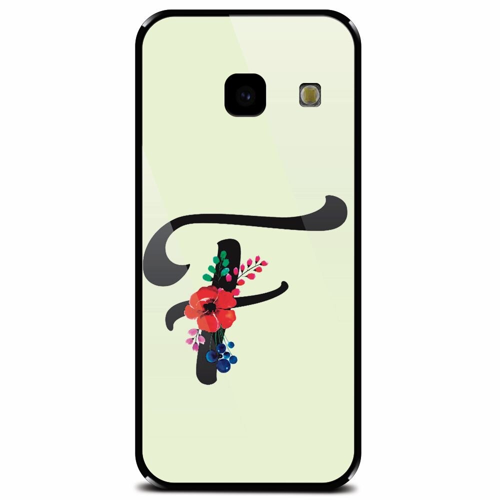 Husa din sticla securizata pentru Samsung Galaxy J4 Plus, Litera F
