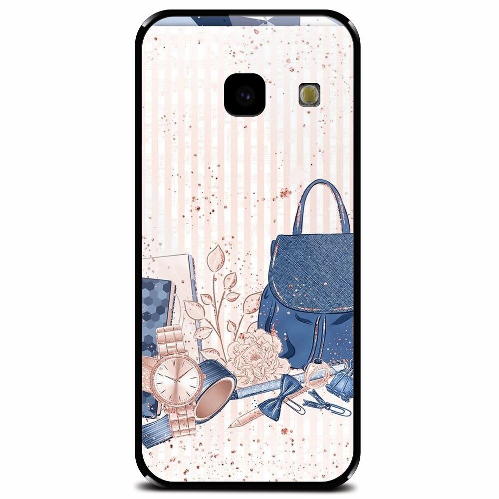 Husa din sticla securizata pentru Samsung Galaxy J4 Plus, Girl Accesories
