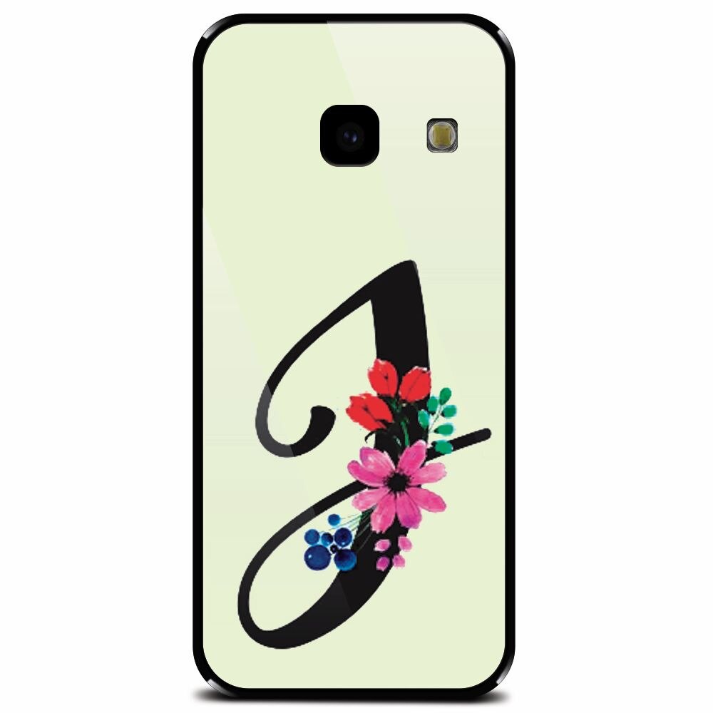 Husa din sticla securizata pentru Samsung Galaxy J4 Plus, Litera J