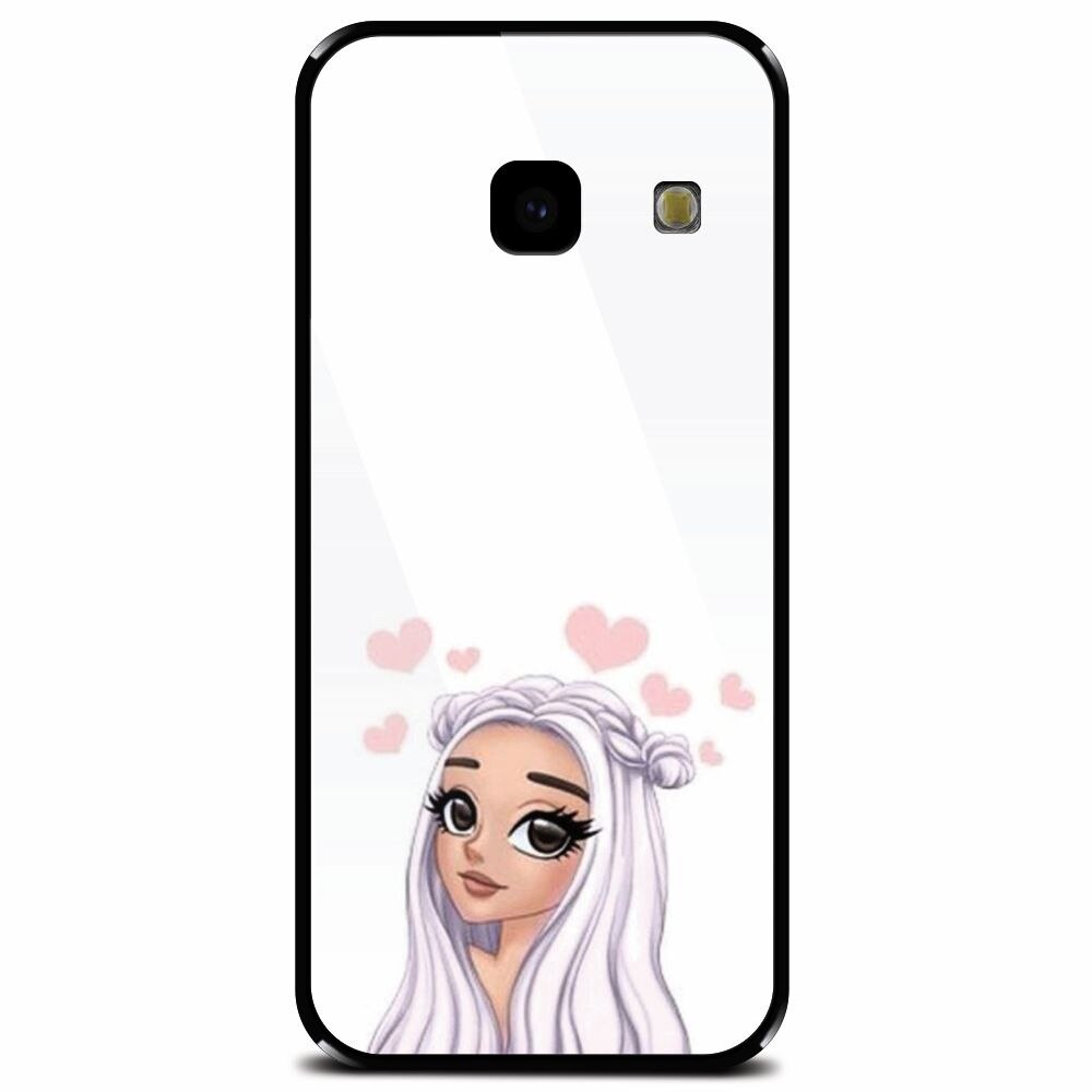 Husa din sticla securizata pentru Samsung Galaxy J4 Plus, Beauty Girl
