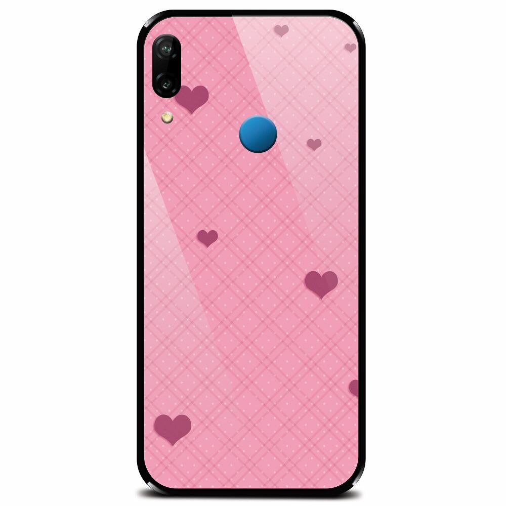 Husa din sticla securizata pentru Huawei P20 Lite, Girlish 001