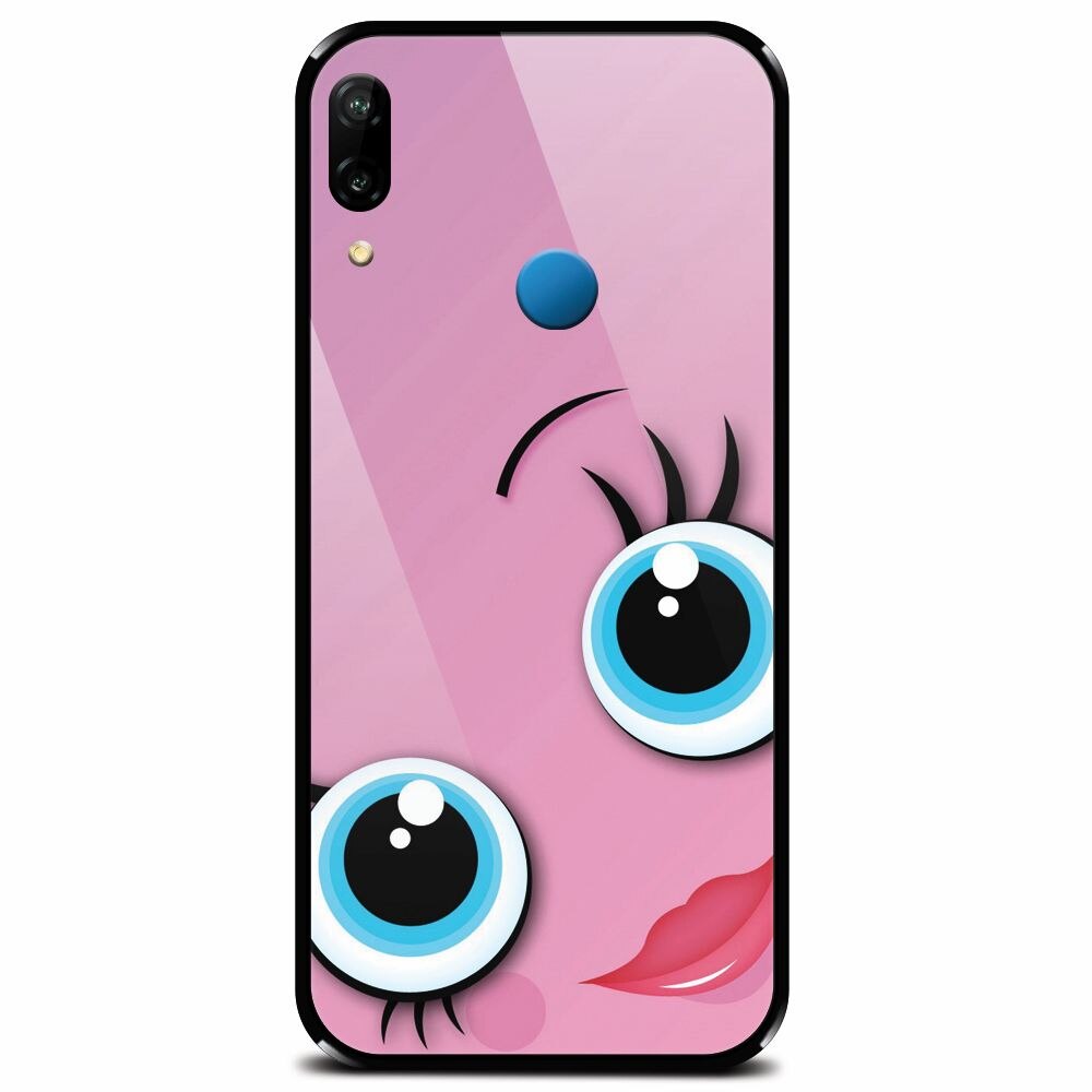 Husa din sticla securizata pentru Huawei P20 Lite, Girly Cute