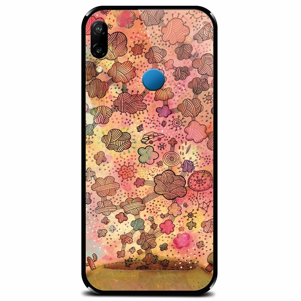 Husa din sticla securizata pentru Huawei P20 Lite, Girly X