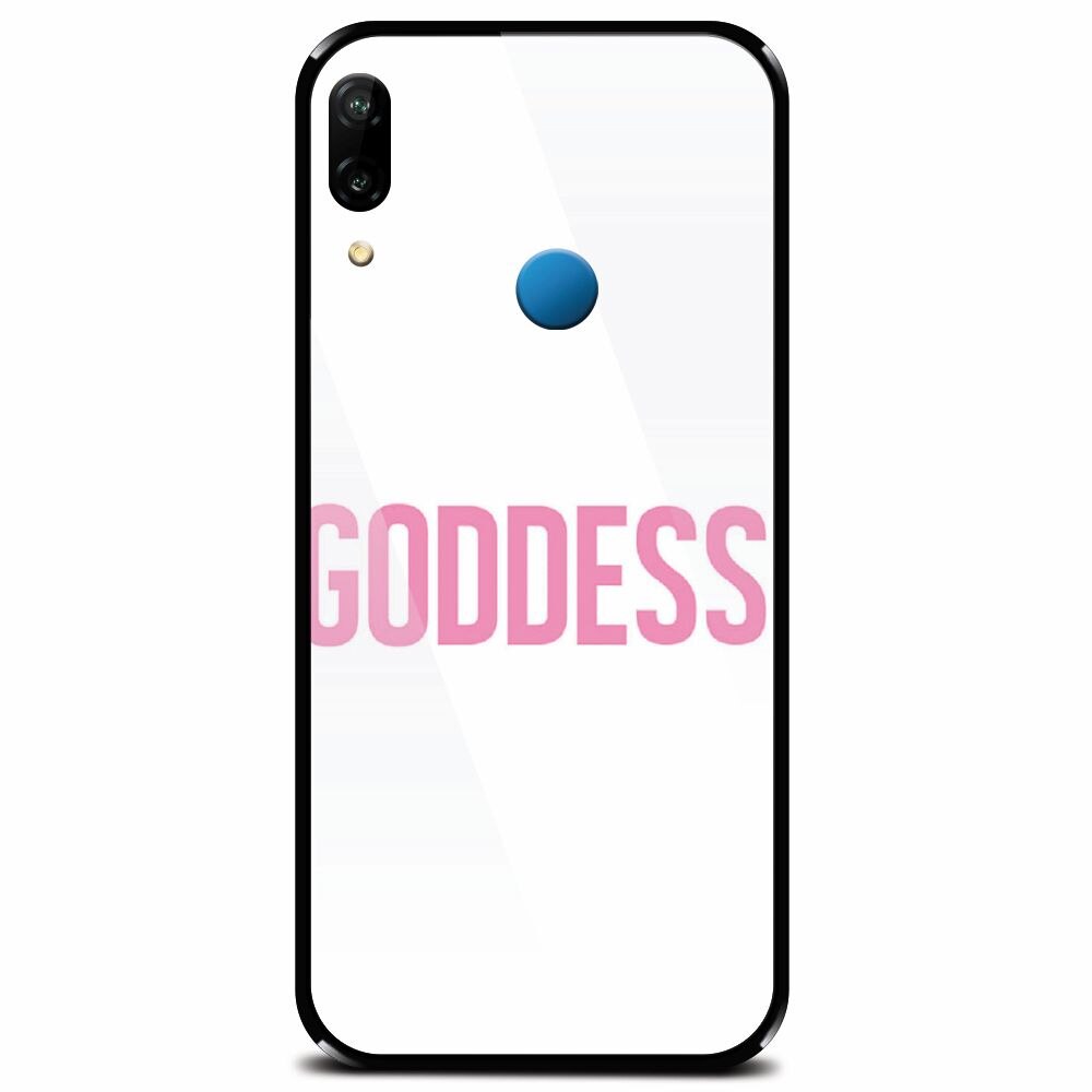 Husa din sticla securizata pentru Huawei P20 Lite, Goddess Girly