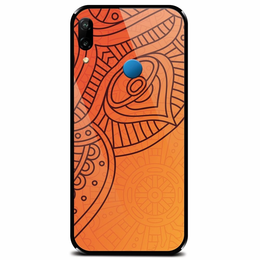 Husa din sticla securizata pentru Huawei P20 Lite, Indian Design