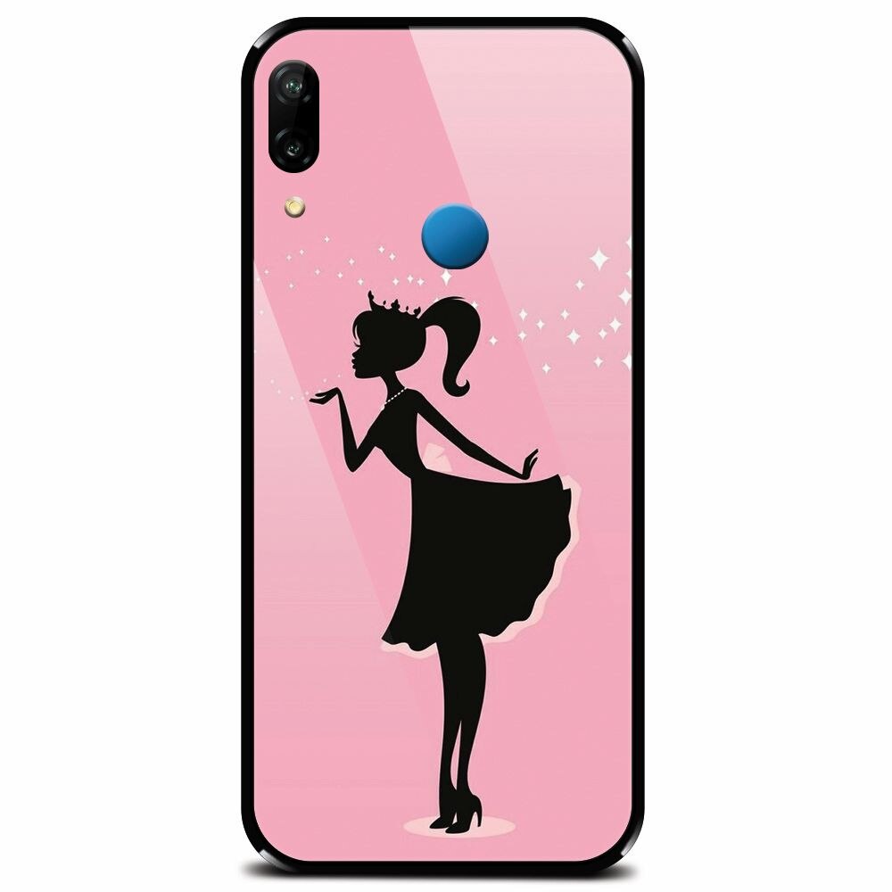 Husa din sticla securizata pentru Huawei P20 Lite, Princess 2