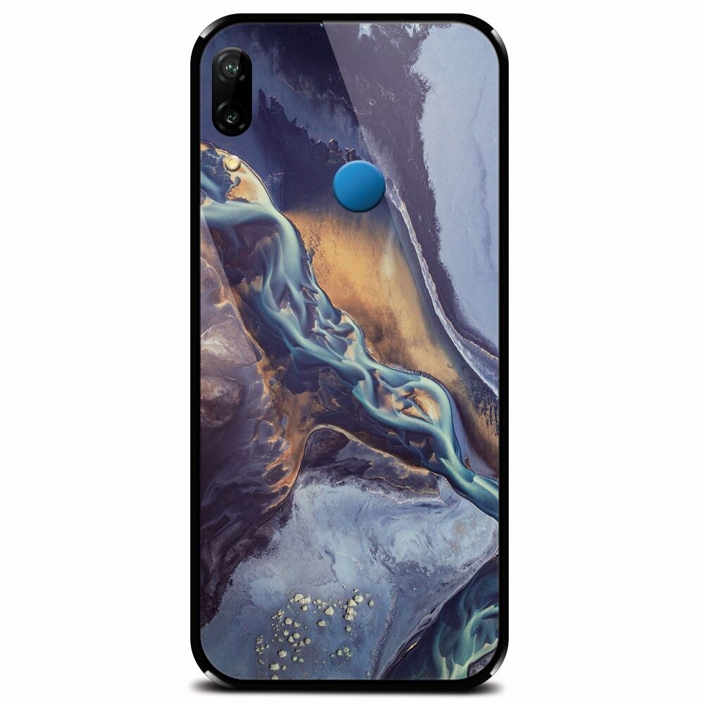 Husa din sticla securizata pentru Huawei P20 Lite, Abstract 101