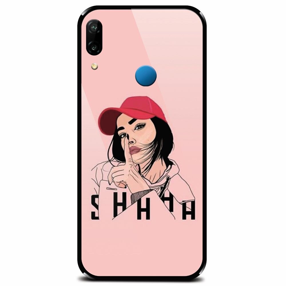 Husa din sticla securizata pentru Huawei P20 Lite, Shhh
