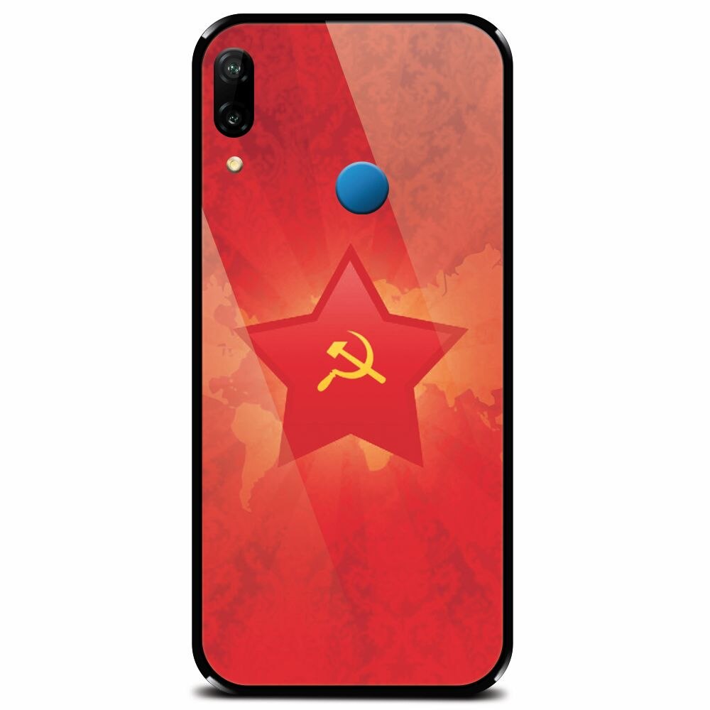 Husa din sticla securizata pentru Huawei P20 Lite, Soviet Union