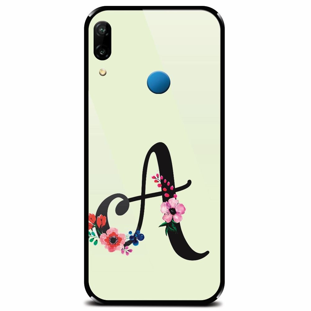 Husa din sticla securizata pentru Huawei P20 Lite, Litera A