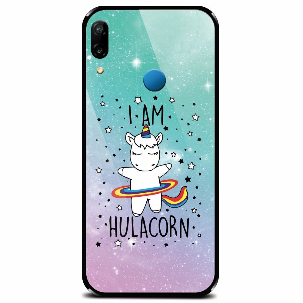 Husa din sticla securizata pentru Huawei P20 Lite, I Am Hulacorn